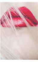 Ruby Red Lips Journal: 150 Page Lined Notebook/Diary