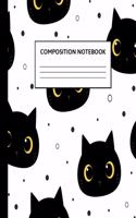 Composition Notebook: Wide Ruled Paper Notebook Journal - Cute Wide Blank Lined Workbook for Teens Kids Students Girls for Home School College Writing Notes - Cute Big Ey