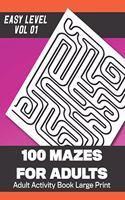 100 Mazes for Adults