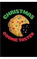 Christmas Cookie Taster: Journal / Notebook / Diary Gift - 6"x9" - 120 pages - White Lined Paper - Matte Cover"