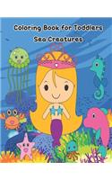 Coloring Book For Toddlers - Sea Creatures