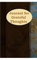 Journal for Grateful Thoughts