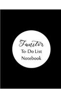 Janitor To Do List Notebook: Checklist and Planning Notepad For Janitors