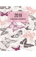 2019 Planner Weekly and Monthly: January to December 2019 Planner - 8 x 10 Inches - Paperback(28 52 Week Planner)