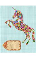 Unicorn Composition Notebook (5): Unicorn Notebook; Unicorn Journal; Unicorn Composition Book: Wide Ruled Lined; 135 sheets/270 pages (7.44 x 9.69") Great for School & Unicorn Secret