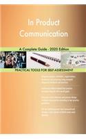 In Product Communication A Complete Guide - 2020 Edition