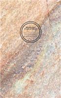 Brown_gray Stone Notebook: Chic Marble Design Notebook, Marble Notebook Lined, Diary, Journal, Soft Cover Notebook