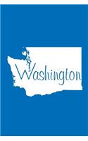 Washington - Cobalt Blue Lined Notebook with Margins