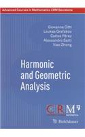 Harmonic and Geometric Analysis