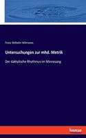 Untersuchungen zur mhd. Metrik