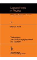 Vorlesungen zur Entwicklungsgeschichte der Mechanik