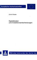 Kapitalkosten Und Investitionsentscheidungen