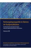 Rechnungslegungspolitik Im Rahmen Der Kaufpreisallokation