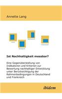 Ist Nachhaltigkeit messbar?