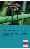 Beitrage Zur Insektengeschichte