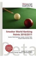Snooker World Ranking Points 2010/2011: (English)