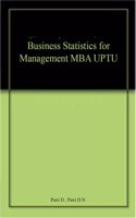 Business Statistics for Management MBA UPTU