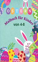 Ostern Malbuch für Kinder von 4-8