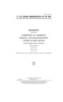 S. 1712, Export Administration Act of 1999