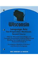 Wisconsin Language Arts Test Preparation Workbook, Second Course
