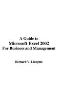 Guide to Microsoft Excel 2002 for Business and Management