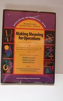 Developing Mathematical Ideas 2009 Numbers and Operations (Part 2) Making Meaning of Operations Facilitators Bundle