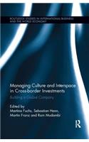 Managing Culture and Interspace in Cross-border Investments