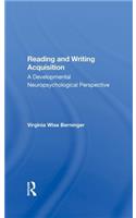 Reading And Writing Acquisition