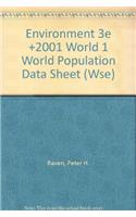 Environment 3e +2001 World 1 World Population Data Sheet (Wse)