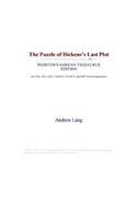 The Puzzle of Dickenss Last Plot (Webster's Korean Thesaurus Edition)