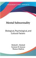 Mental Subnormality