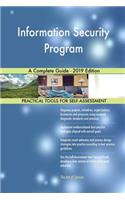 Information Security Program A Complete Guide - 2019 Edition