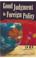 Good Judgment in Foreign Policy