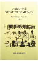 Cricket's Greatest Comeback
