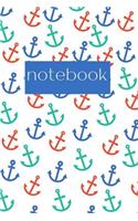 Notebook: Nice And Simple Anchor Design Journal / Notebook Perfect For Kids