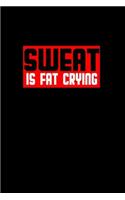 Sweat is fat crying