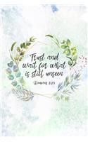 Trust and Wait For What Is Still Unseen Romans 8