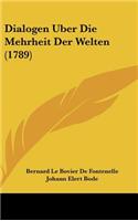 Dialogen Uber Die Mehrheit Der Welten (1789)