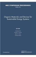 Organic Materials and Devices for Sustainable Energy Systems: Volume 1212