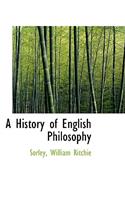 A History of English Philosophy