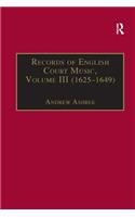 Records of English Court Music