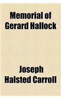Memorial of Gerard Hallock