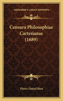 Censura Philosophiae Cartesianae (1689)