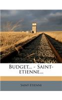 Budget... - Saint-Etienne...