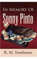 In Memory of Sonny Pinto