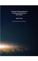 Exam Prep for Nonlinear Finite Elements for Continua and Structures by Ted Belytschko