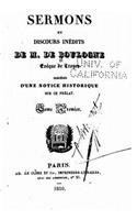 Sermons et Discours Inédits de M. de Boulogne: (French)