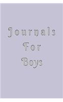 Journals For Boys: Blank Journal Notebook To Write In