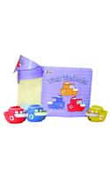 Tiny Tugboats Bath Book [With Boats]