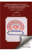 Official Report of the Thirty-Eighth International Convention of Chirstian Endeavor